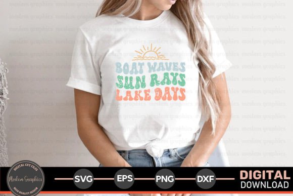 A Lake Day SVG Graphic for T-Shirt Designs & Coastal Brands