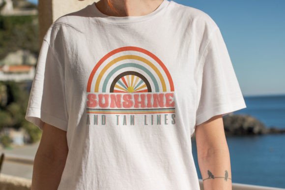 A Retro Summer Graphic for Branding and T-Shirt Designs