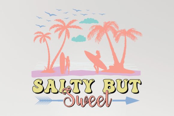 A Retro Summer SVG Graphic for Modern T-Shirt Designs