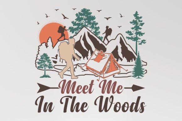A Review of Meet Me in the Camping Graphics for T-Shirt Designs