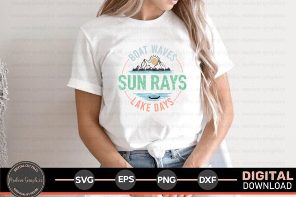 Boat Waves Sun Rays Lake Days: A Summer Scene Review