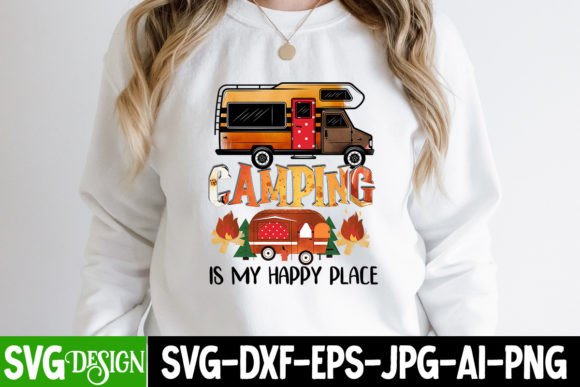 Camping Sublimation Graphics for T-Shirt Designs & Merch