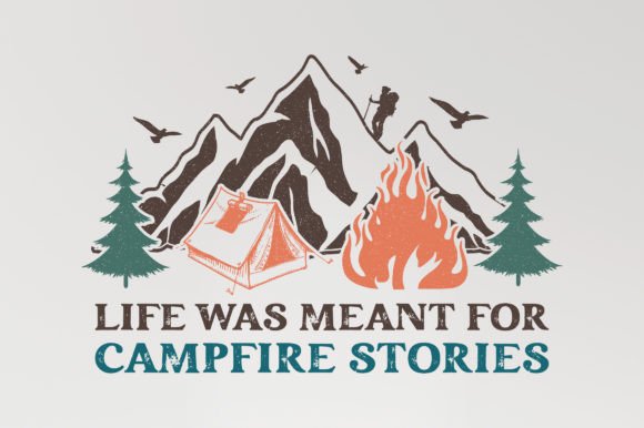 Evaluating a Camping T-Shirt Design Graphic for Real Projects