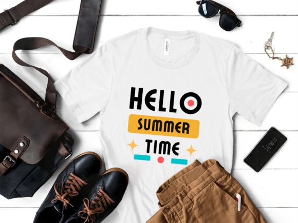 Evaluating Hello Summer Time SVG PNG for T-Shirt Designs & Commercial Graphics