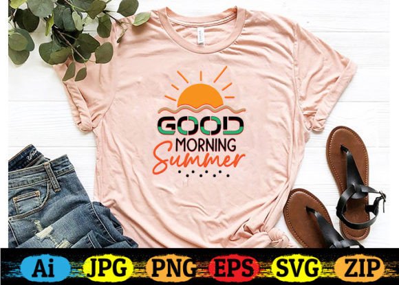 Good Morning Summer Graphics: A Review for T-Shirt Designers & More