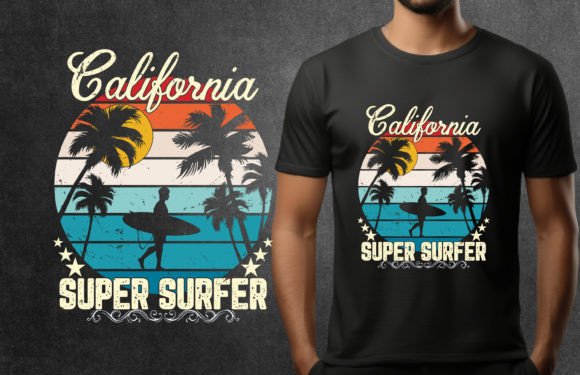 Reviewing a California Summer T-Shirt Design for Client Projects