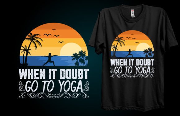 Reviewing the Yoga Summer T-Shirt Design for Product Creation