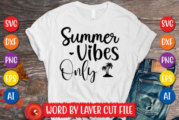 Summer Vibes Only: A Versatile Graphic Asset for Creative Publishing