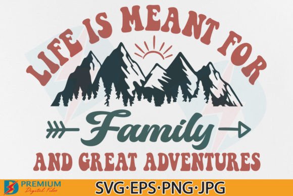 Using the Family Mountain Trip SVG for Graphics and T-Shirt Designs